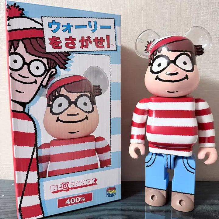 [BUNJANG] Medicom Toy BE@RBRICK Wally 400% Figure / 베어브릭 BE@RBRICK 월리를 찾아라 Wally 400%