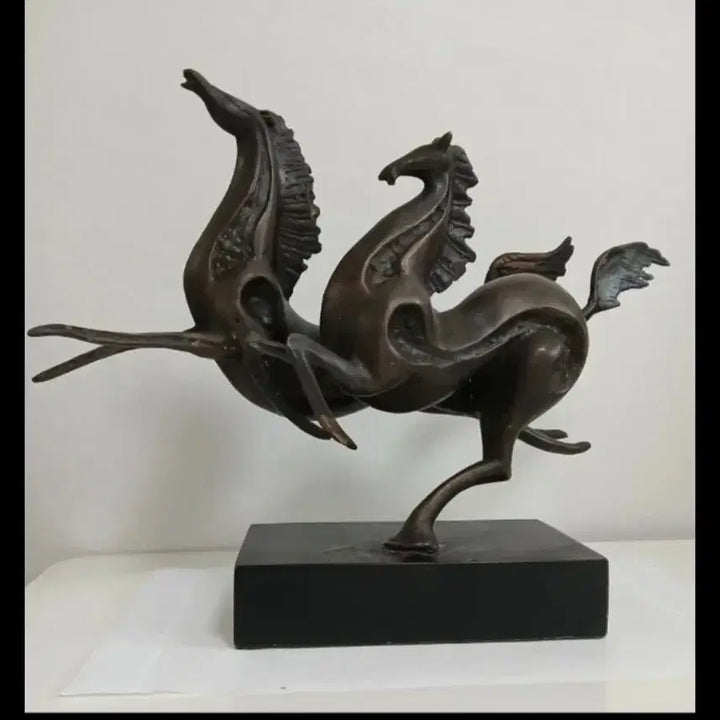 [BUNJANG] Bronze Horse Pair Statue / 청동 말 한쌍 조각상