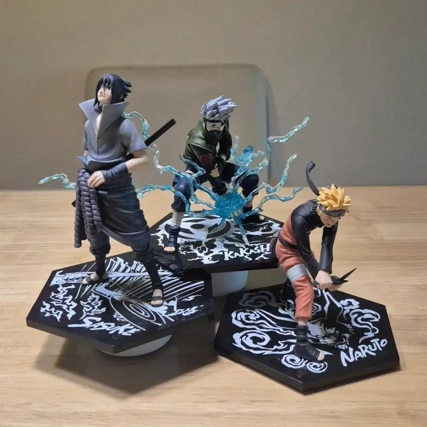 [BUNJANG] Bandai Figuarts ZERO Naruto, Sasuke, Kakashi 3-Figure Bundle Set / 피규어/ 반다이 아츠제로 나루토, 사스케, 카카시 3종 일괄