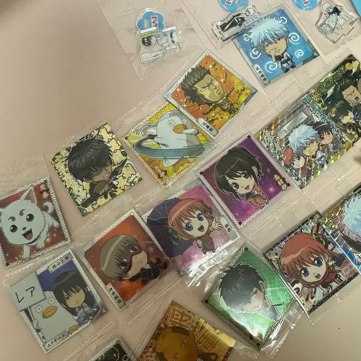 [BUNJANG] Gintama Gintoki Goods Bundle (Chibi Acrylic, Card, Photo, File) / 은혼 긴토키 굿즈 카드 웨하스 치비 아크릴 점프샵 증사 초코린 피규어 파일