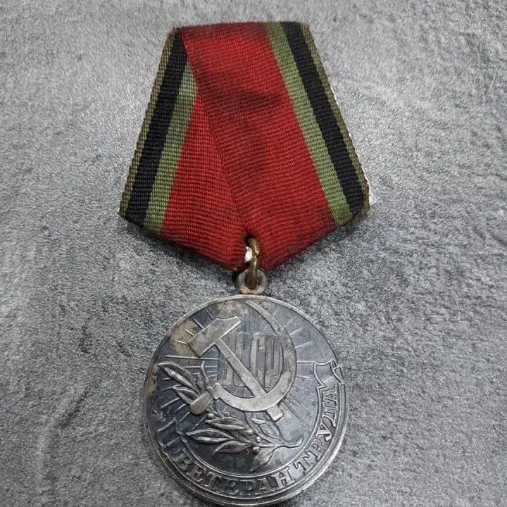 [BUNJANG] Soviet Union Labor Veteran Medal Vintage Award / 구소련   노동 베테랑 메달 빈티지 훈장