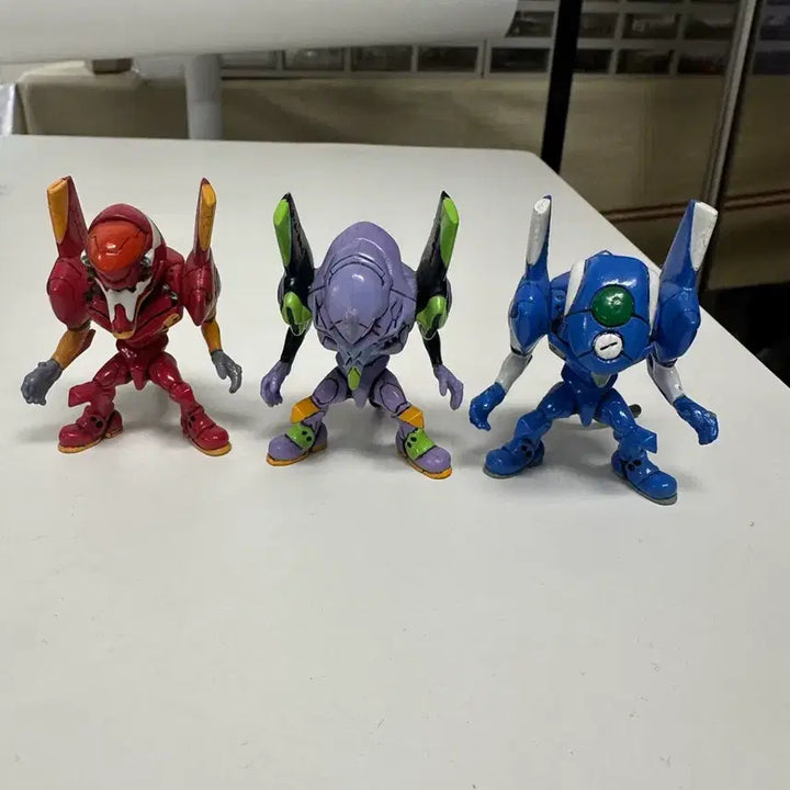 [BUNJANG] Evangelion TV Series Unit-00, Unit-01, Unit-02 Mini SD Figures / 에반게리온 TV 판 영호기 초호기 2호기 미니 피규어