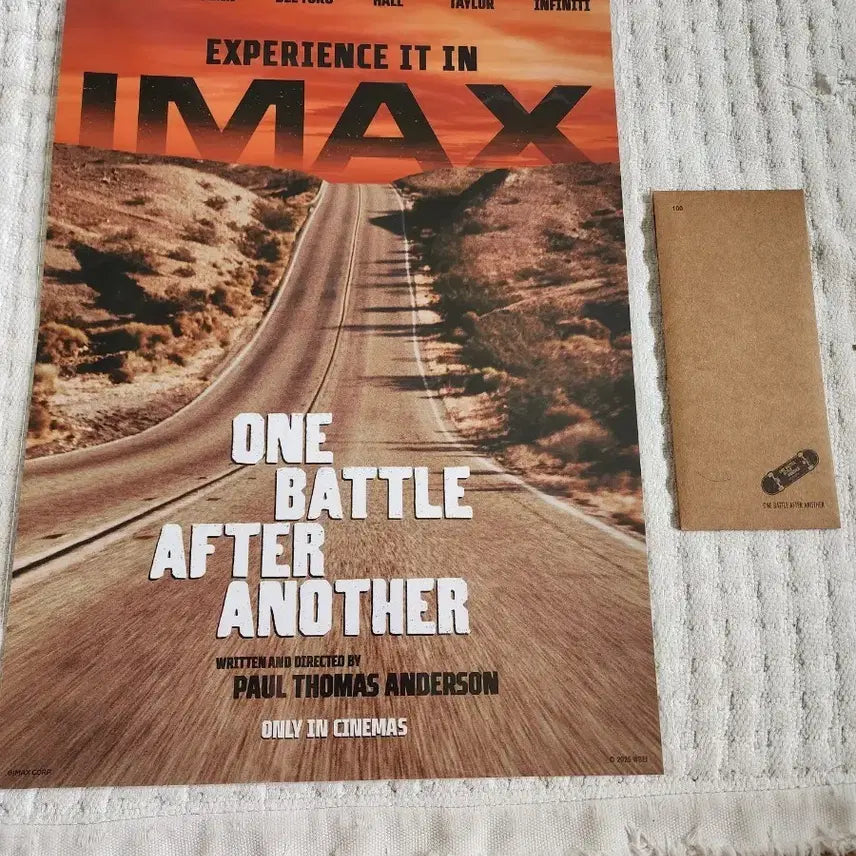 [BUNJANG] The Master IMAX Poster TTT / (배송비 포함)원 배틀 에프터 어나더 아이맥스 포스터, ttt