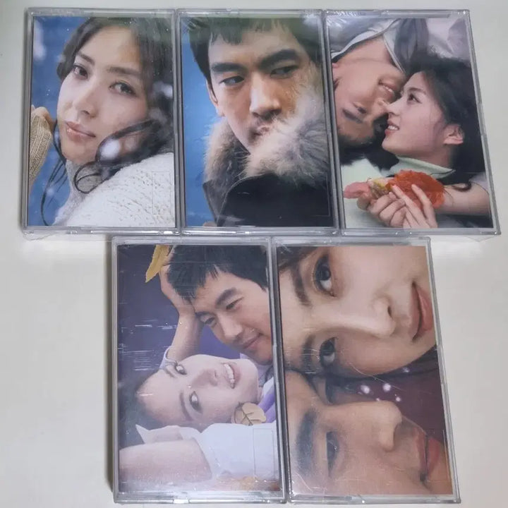 [BUNJANG] Various Artists Compilation "Love 2" (Sealed Cassette Tape) 5-Piece Set / 가요 컴필레이션 러브2 - 5장 1세트 (미개봉 카세트테이프) 수록곡 굿