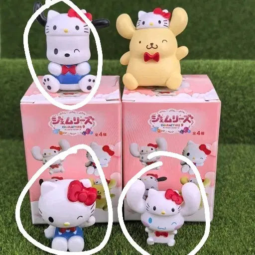 [BUNJANG] Sanrio Hello Kitty &amp; Friends Commemorative Figurine Bundle (3 types) / 최종가격, 미개봉)산리오 헬로키티 기념 피규어 헬로키티 포차코 시나모롤 일괄