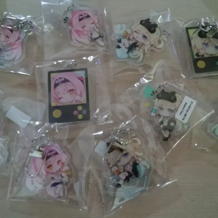 [BUNJANG] AIMEES Rinne Acrylic Keyring Set / 명조 아크릴키링 컴포즈 신품 에이메스,린네 올10세트 콘서트기념, 띵페 봉투편지