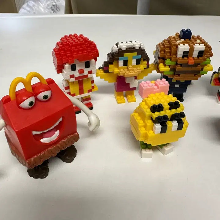 [BUNJANG] Happy Meal Nano Block Mini Figure Set / 해피밀 나노블럭 미니 피규어 셋트