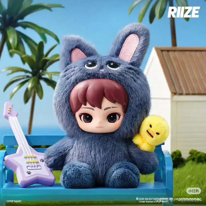 [BUNJANG] Pop Mart RIIZE Fluffy Series Keyring Doll WONBIN Sealed / 미개봉 팝마트 라이즈 플러피 시리즈 키링 인형 WONBIN VRE
