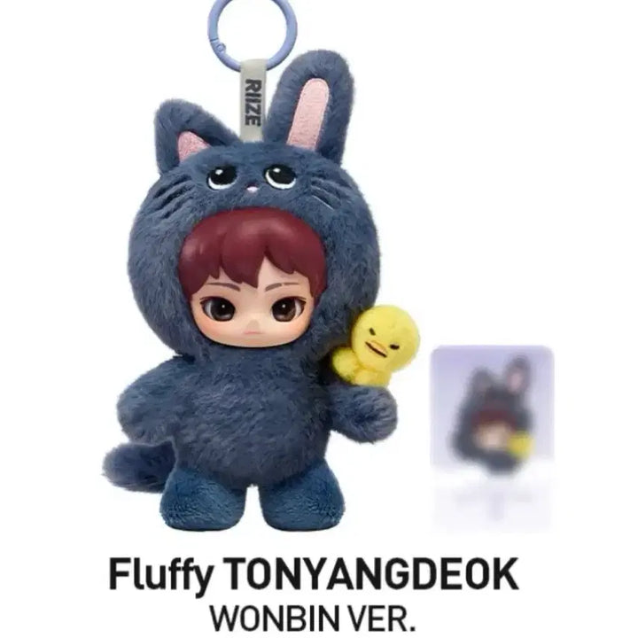 [BUNJANG] Pop Mart RIIZE Fluffy Series Keyring Doll WONBIN Sealed / 미개봉 팝마트 라이즈 플러피 시리즈 키링 인형 WONBIN VRE