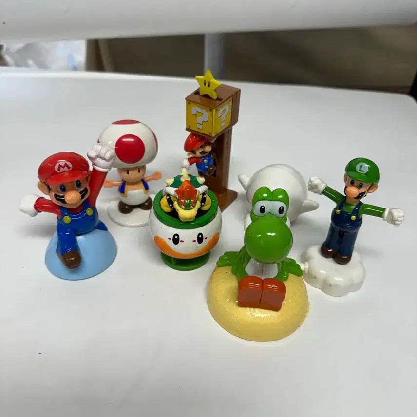 [BUNJANG] Vintage Happy Meal Mario Mini Figure Set / 빈티지 해피밀 마리오 미니피규어 셋트