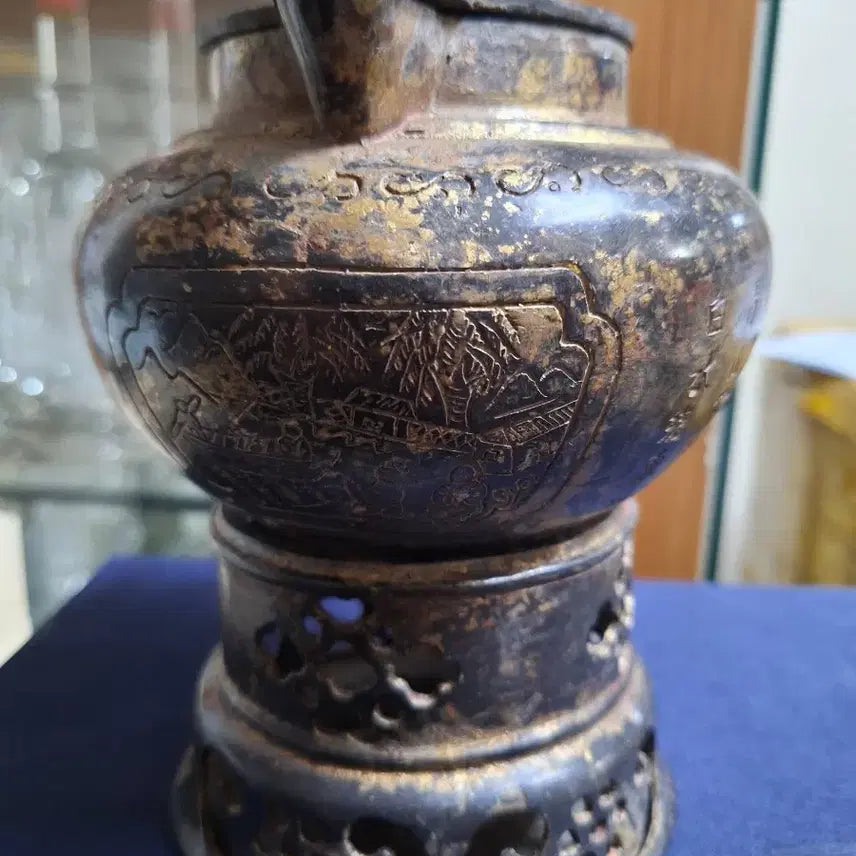 [BUNJANG] Antique Brass Teapot / 황동 주전자