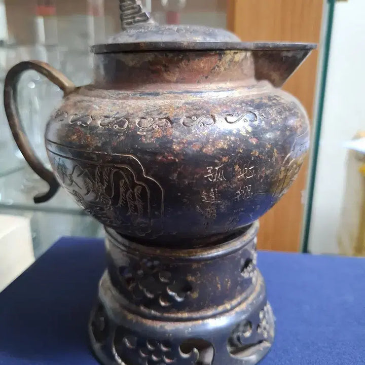 [BUNJANG] Antique Brass Teapot / 황동 주전자