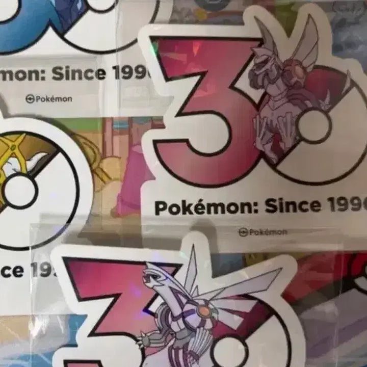 [BUNJANG] Pokemon 30th Anniversary Sticker Set - Palkia, Origin Dialga, Origin Palkia Bundle / 포켓몬스터 30주년 스티커 - 펄기아, 오리진 디아루가, 오리진 펄기아 일괄