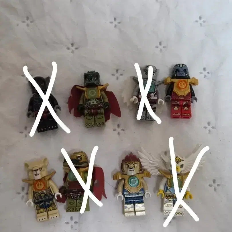 [BUNJANG] Lego Chima Figures 4 Types / 레고 키마 피규어 4종