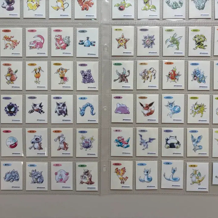 [BUNJANG] Pokemon Artwork Ttibusil Set (99 Types + Mewtwo &