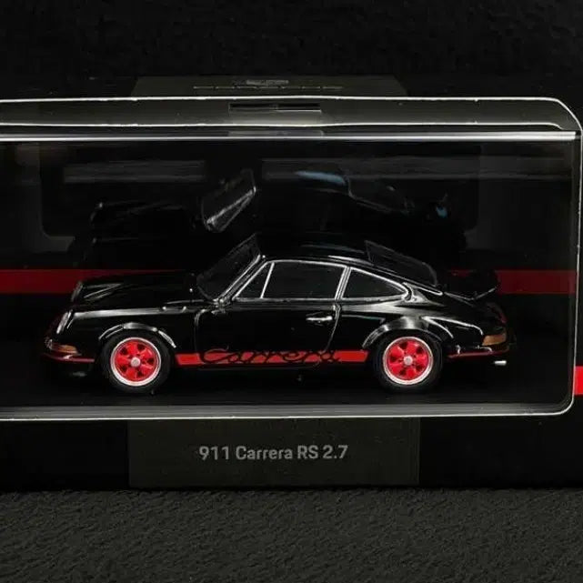 [BUNJANG] Porsche 911 Carrera RS 2.7 Diecast Model Black / 포르쉐 911 카레라 RS 2.7 다이캐스트 모델 블랙