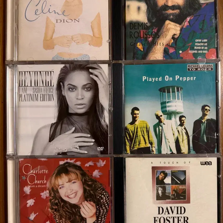 [BUNJANG] Bundle Set Used International Pop CDs (Beyoncé, Celine Dion, MLTR, etc.) - 6 Albums / [일괄] 유명 해외 POP 중고 CD 6종 (비욘세/셀린디온/MLTR 등)