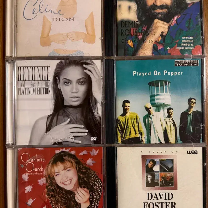 [BUNJANG] Bundle Set Used International Pop CDs (Beyoncé, Celine Dion, MLTR, etc.) - 6 Albums / [일괄] 유명 해외 POP 중고 CD 6종 (비욘세/셀린디온/MLTR 등)