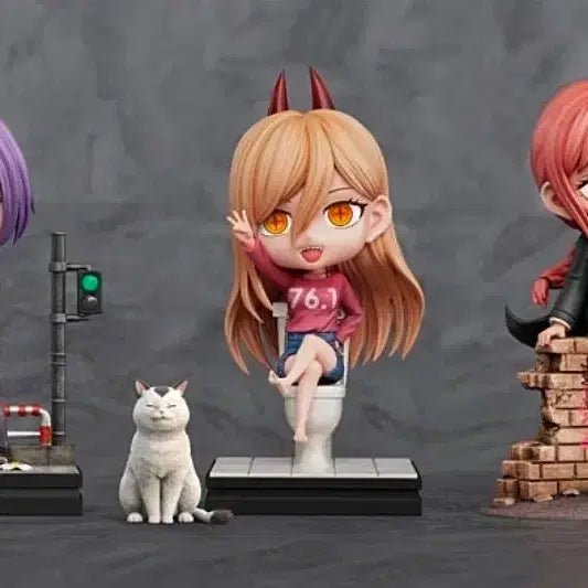 [BUNJANG] POPO STUDIO Chainsaw Man Power Resin Figure / POPO STUDIO 체인소맨 파워 레진 피규어