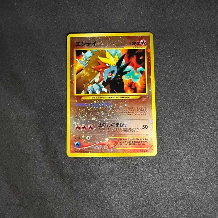[BUNJANG] Pokemon Card Neo Premium File 2 Entei Holo / 포켓몬카드 빈티지 올드백 네오프리미엄파일2 엔테이 홀로