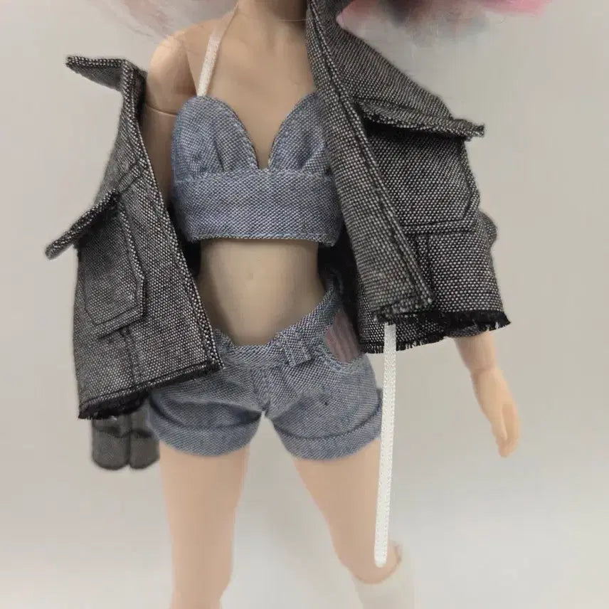 [BUNJANG] Blythe Obitsu 22/24 Denim Outfit Set / 블라이스(브라이스),오비츠22, 24   데님세트의상