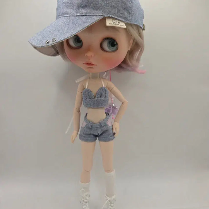 [BUNJANG] Blythe Obitsu 22/24 Denim Outfit Set / 블라이스(브라이스),오비츠22, 24   데님세트의상