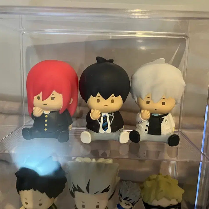 [BUNJANG] Blue Lock Chibi Chibi Sofubi Figure Set (Nagi, Isagi, Chigiri) / 블루록 챠비챠비 소프비 피규어 2 나기 이사기 치기리 일괄