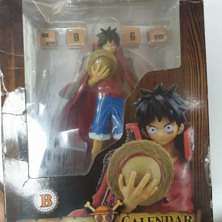 [BUNJANG] One Piece Luffy Eternal Calendar Figure / 원피스 루피 이터널 캘린더 피규어