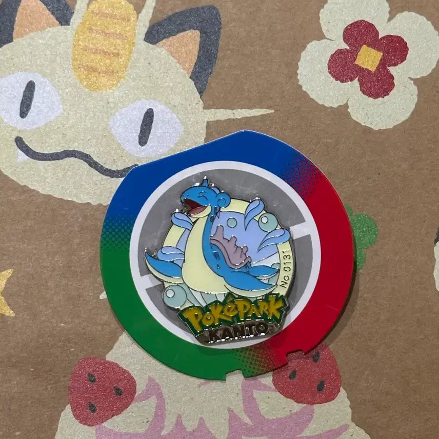 [BUNJANG] Pokemon Pouch Park Kanto Random Badge Lapras / 포케파크 칸토 랜덤 뱃지 라프라스