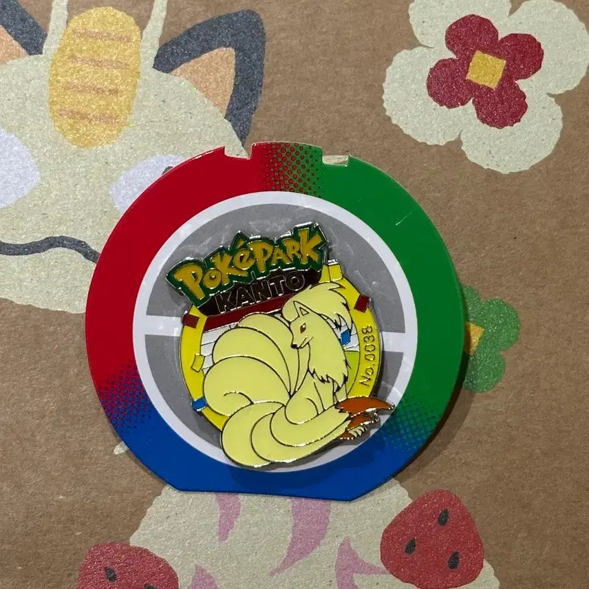 [BUNJANG] PokePark Kanto Random Badge Ninetales / 포케파크 칸토 랜덤 뱃지 나인테일