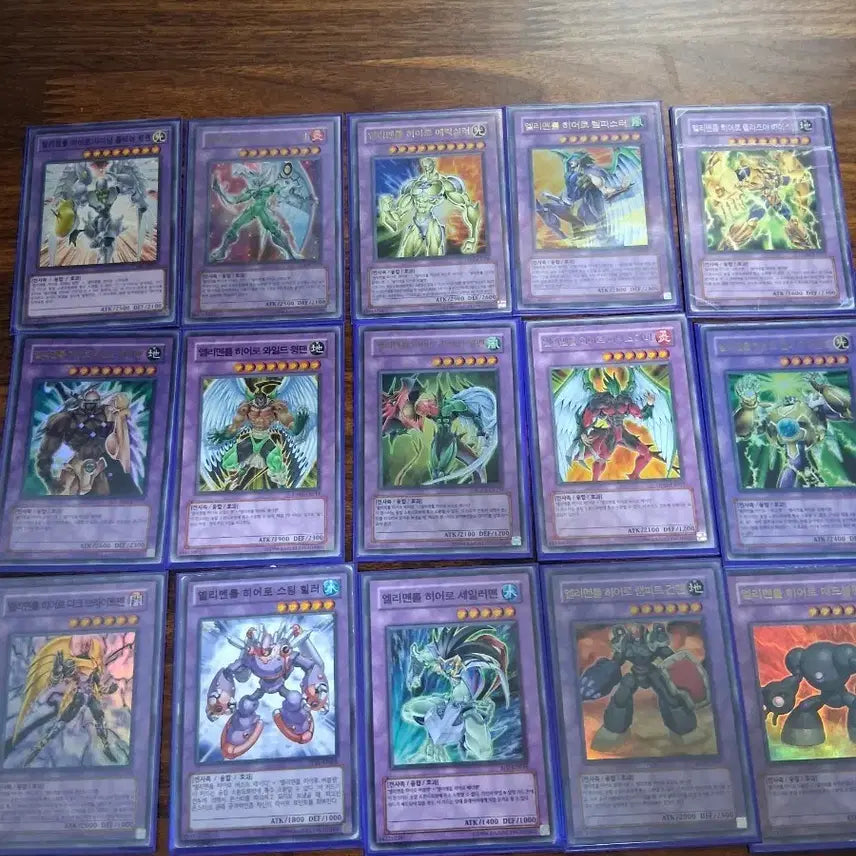 [BUNJANG] Elemental HERO Deck - Yugioh (Judai) / 유희왕 쥬다이 덱(엘리먼틀 히어로 덱) 팝니다