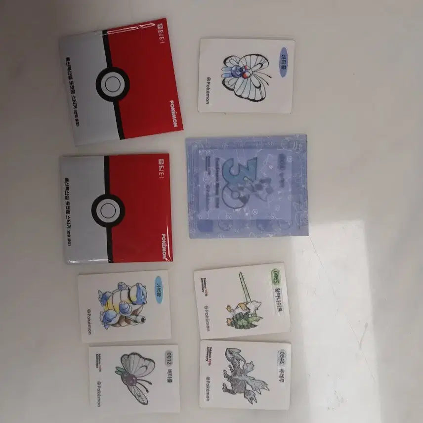 [BUNJANG] Pokemon Bread Stickers Bundle Set (8 pcs) / 포켓몬스터 띠부띠부실,폭신폭신씰 총 8장 일괄