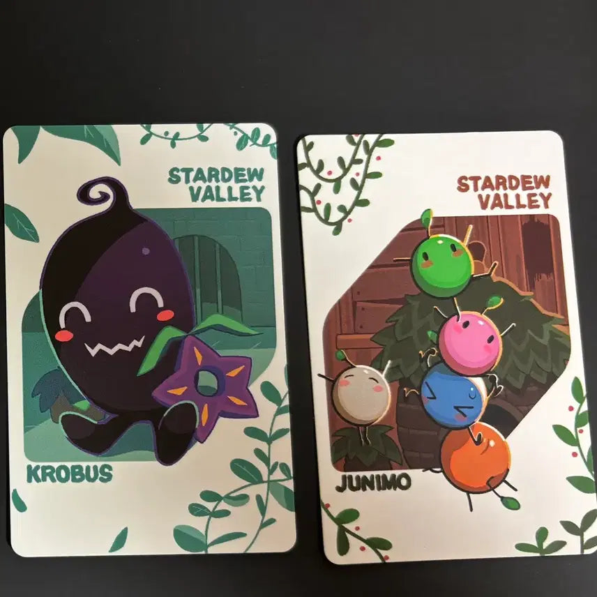 [BUNJANG] Fangamer Stardew Valley Crobus &amp; Junimo Card Set / 팬게이머 팝업 스타듀밸리 크로버스, 주니모 카드 세트