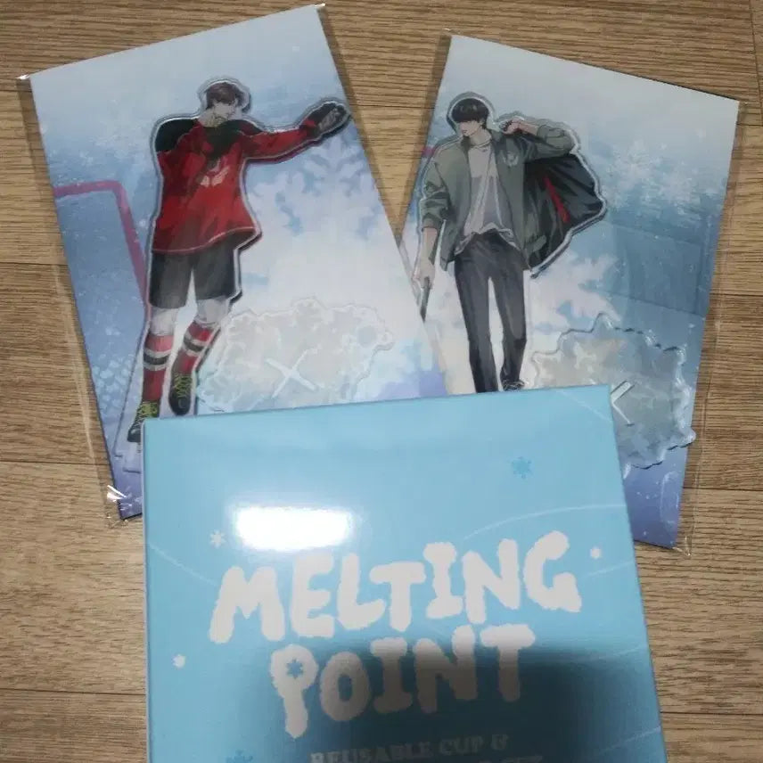 [BUNJANG] Haebinggokseon Rebom High School Arcrylic Stand &amp; Cup Bundle Set (Sealed) / (미개봉)해빙곡선 레봄 고등부 아크릴 스탠드 이안,은산,아크릴 컵 일괄 판매