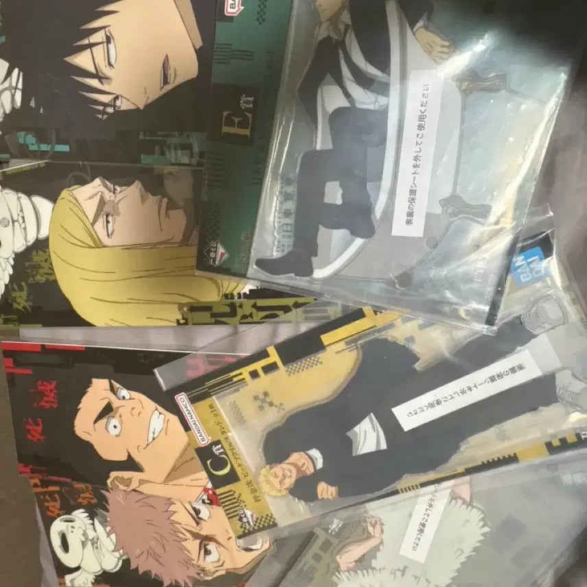 [BUNJANG] Jujutsu Kaisen Acrylic Stand &amp; Poster Bundle Set (Sealed) / 주술회전 아크릴 스탠드 및  포스터 일괄