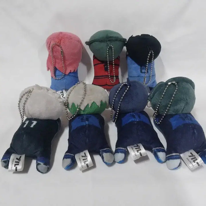 [BUNJANG] Blue Lock 7-Character Hug Character Plushie Set / 블루록 인형 7종 세트 일괄 허그캬라 집게 인형 하구캬라 허그캐러 누이구루미 가챠 애니 이사기 요이치 이토시 린 치기리 효마