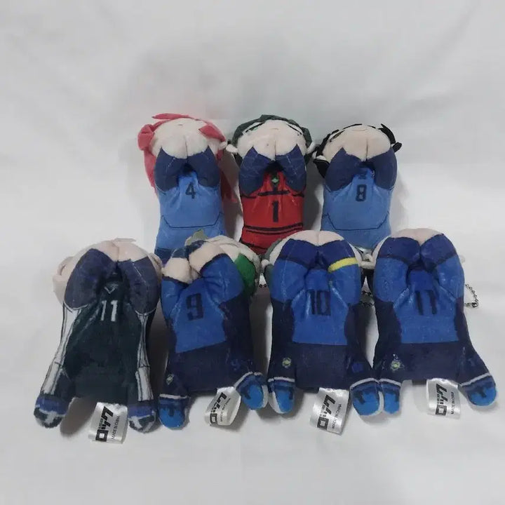 [BUNJANG] Blue Lock 7-Character Hug Character Plushie Set / 블루록 인형 7종 세트 일괄 허그캬라 집게 인형 하구캬라 허그캐러 누이구루미 가챠 애니 이사기 요이치 이토시 린 치기리 효마