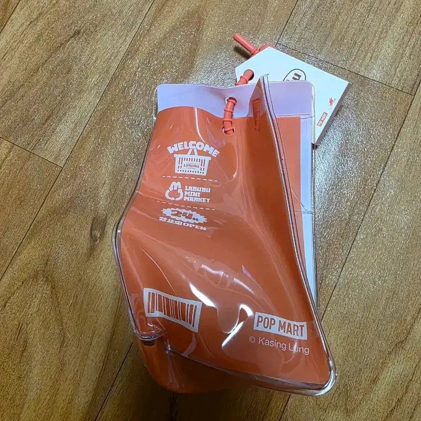 [BUNJANG] Labubu Mini Market Character Clear Pouch Bag / 라부부 미니마켓 캐릭터 투명 파우치 가방