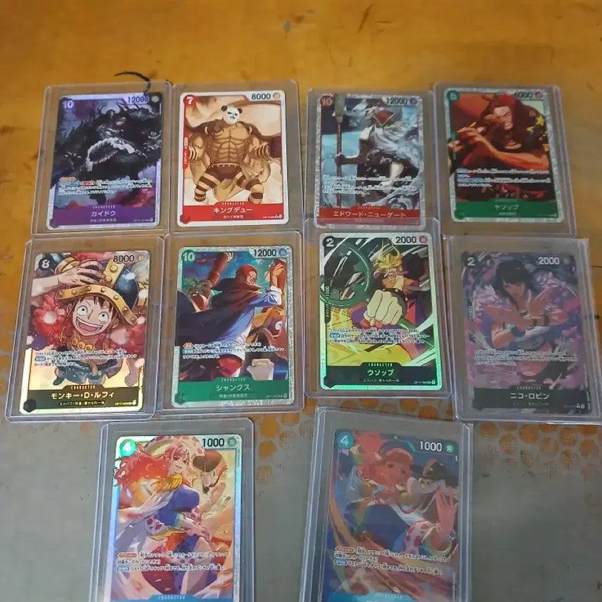 [BUNJANG] One Piece Card 10 Types Bundle Set / 원피스 카드 10종 구경오세요 한방거래