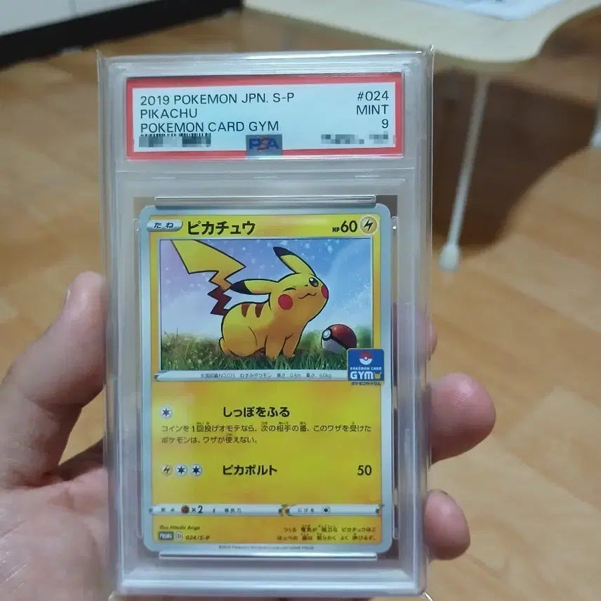 [BUNJANG] Pokemon Card Pikachu Promo 2019 PSA 9 / 포켓몬카드 일판 2019 피카츄 프로모 psa10 등급용