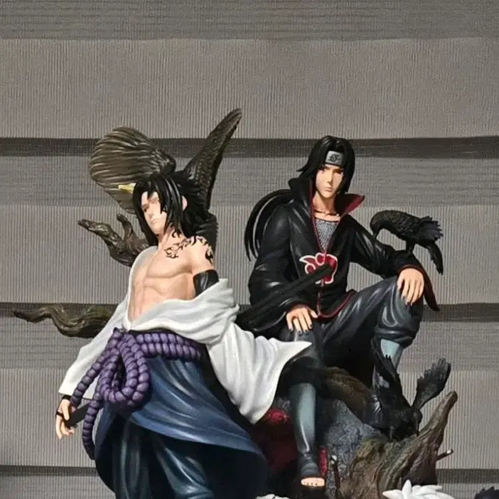 [BUNJANG] CW Uchicha Itachi &amp; Sasuke Resin Figure / CW 우치하 이타치 &amp; 사스케 레진 피규어 판매