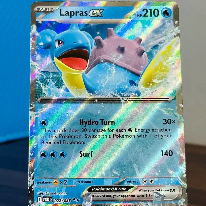 [BUNJANG] Pokemon Card Lapras EX RR English Version / 포켓몬 카드 라프라스 EX RR 영판