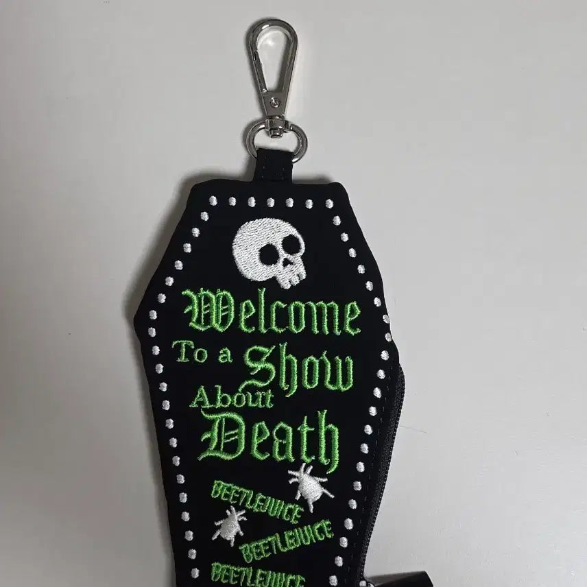 [BUNJANG] Beetlejuice Musical MD Pouch Keyring / 뮤지컬 비틀쥬스 MD 파우치 키링