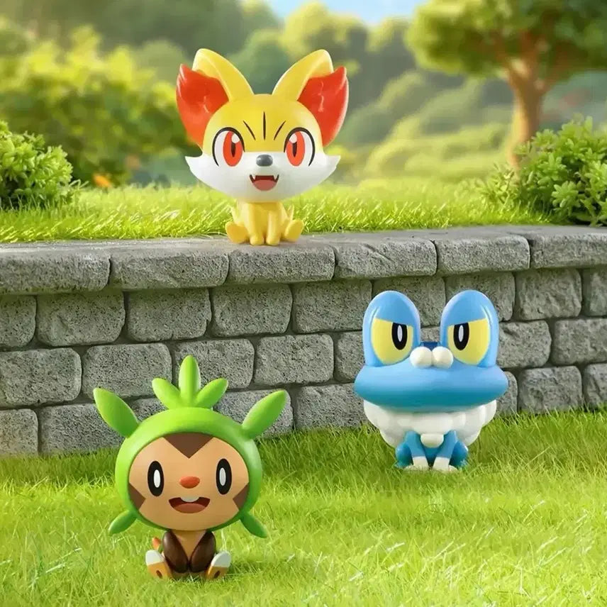 [BUNJANG] Pokemon 30th Anniversary 6th Generation Starter Figure Set / 포켓몬스터 30주년 6세대 스타팅 피규어