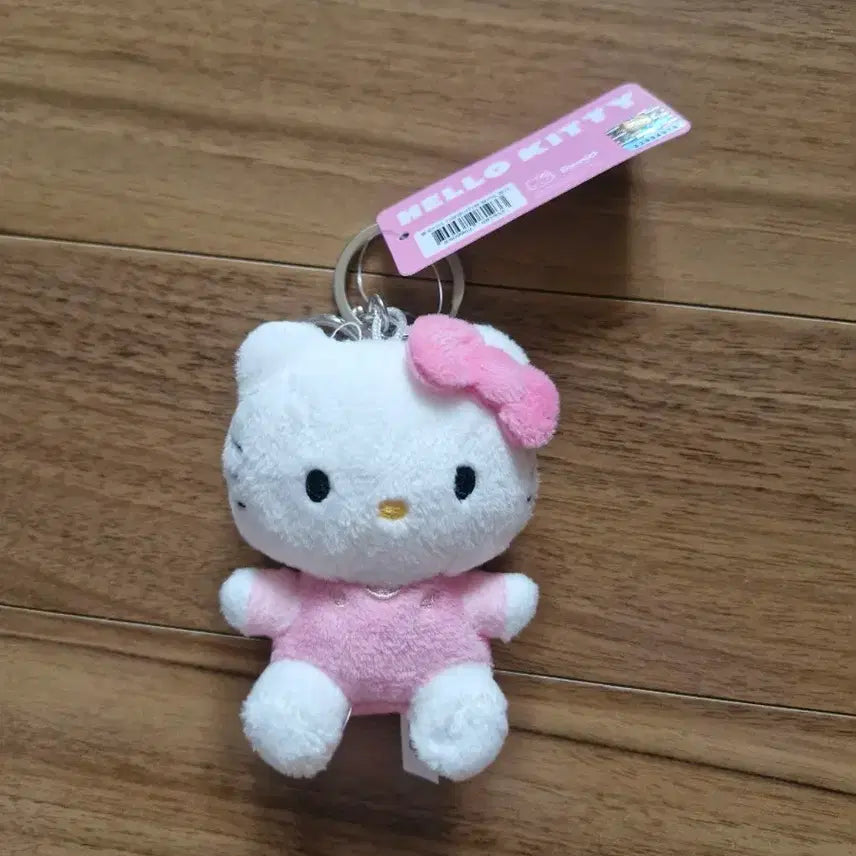 [BUNJANG] Hello Kitty Plush Keychain Pink / 핑크 헬로키티 인형키링