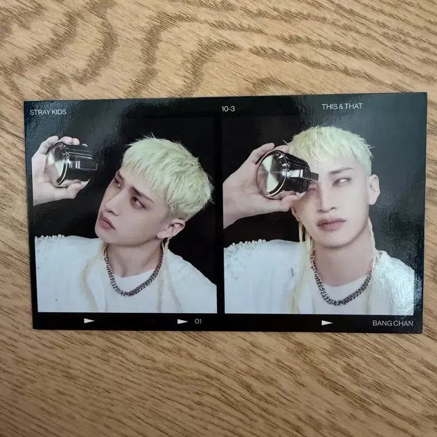 [BUNJANG] Stray Kids Bang Chan THIS &amp; THAT Photocard / 스트레이키즈 방찬 포토카드 THIS &amp; THAT