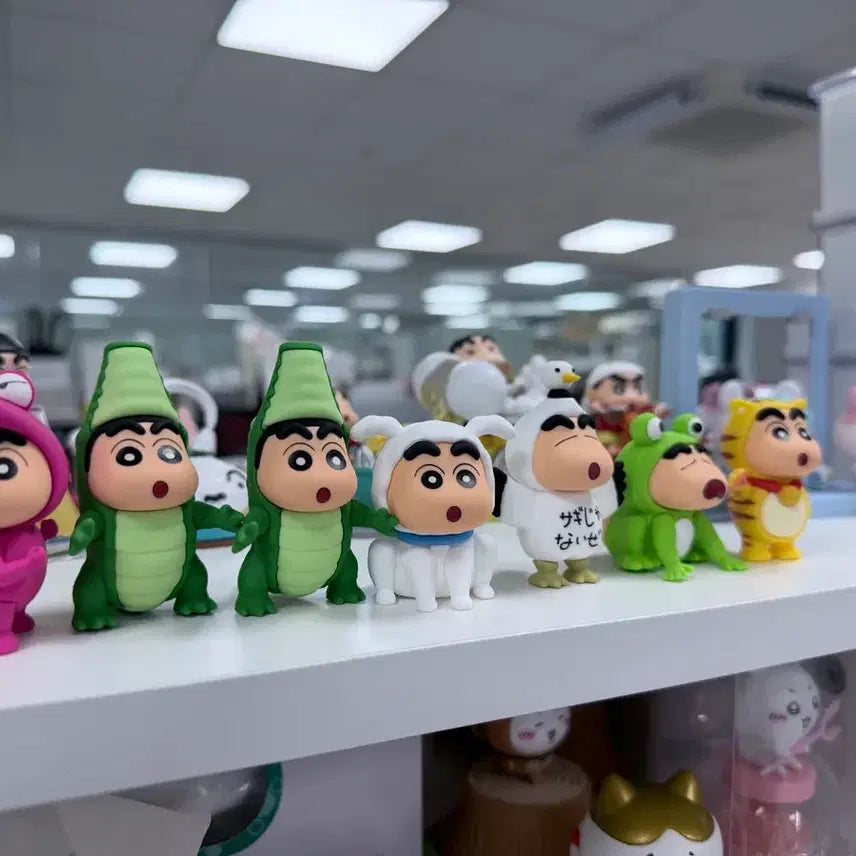 [BUNJANG] Crayon Shin-chan 6 Figure Bundle Set / 짱구 피규어 6종 일괄