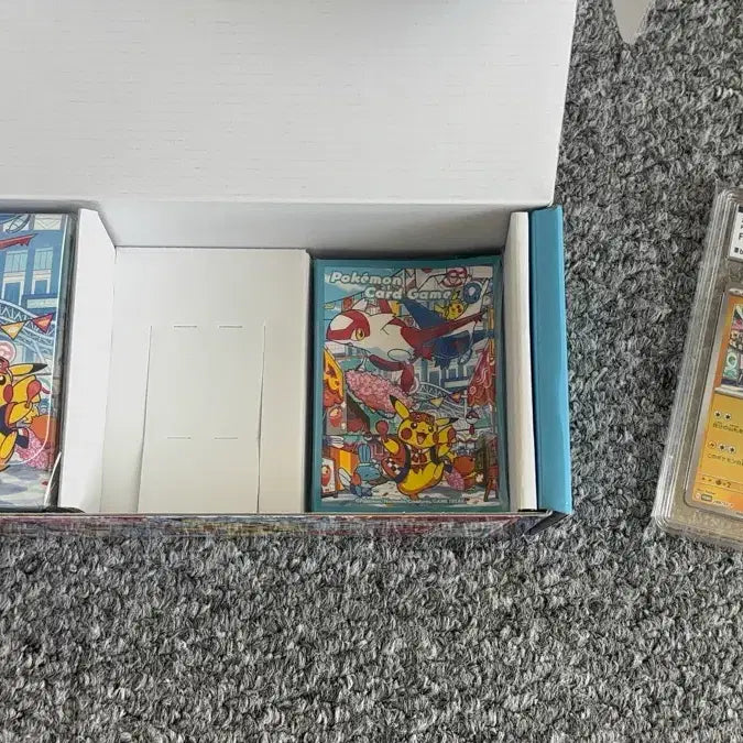 [BUNJANG] Fukuoka Pikachu BRG 9 Deck Case &amp; Sleeves Bundle / 후쿠오카 피카츄 BRG 9