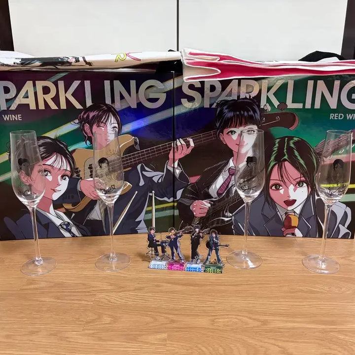 [BUNJANG] Qwer cu Limited Edition Wine Glass Set / Qwer cu 한정판 와인잔 세트