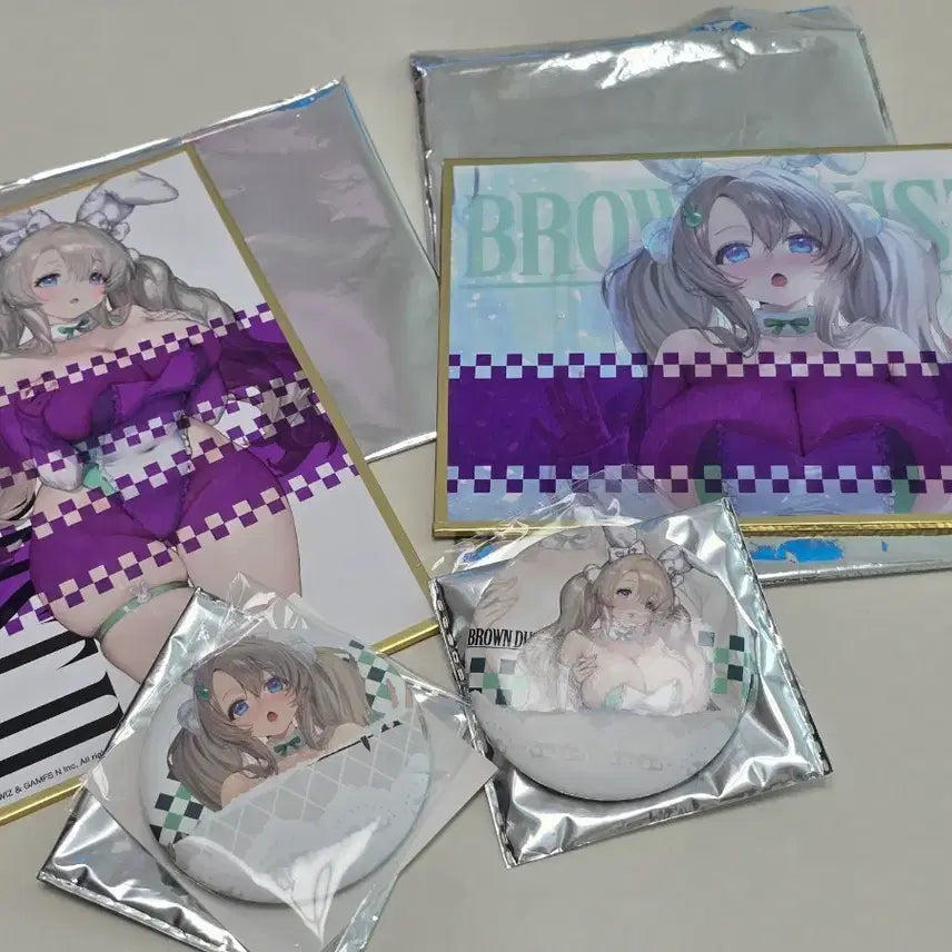 [BUNJANG] Brown Dust 2 Tier Innocent Bunny Goods Set / 브라운더스트2 브더 티르 바니 굿즈 세트